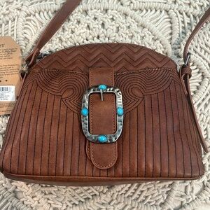 Catchfly Women’s Geometric Quilted Crossbody Bag NWT
